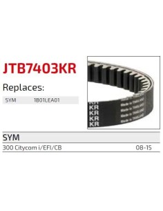 correa moto jt kevlar sym premium jtb7401kr 2