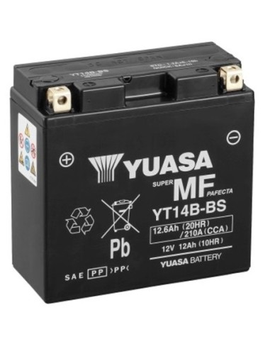 Batería Yuasa YT14B-BS Sin Mantenimiento