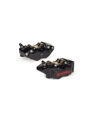 pinzas de freno brembo racing negro gp4 rb 108mm 220b47340