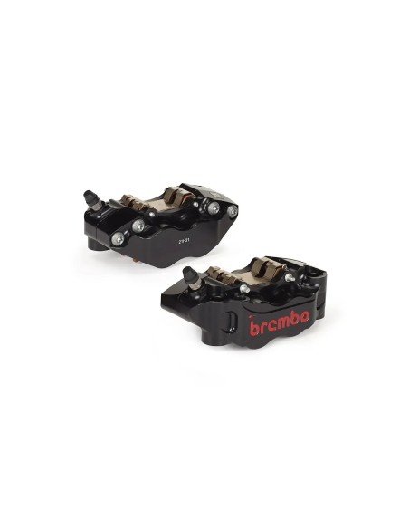 pinzas de freno brembo racing negro gp4 rb 108mm 220b47340