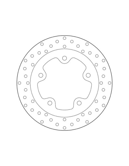 disco de freno moto brembo fijo serie oro 68b407j8