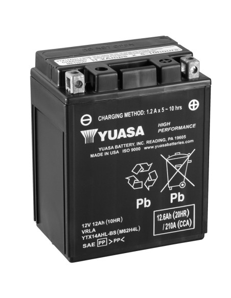 Batería Yuasa YTX14AHL-BS Alto Rendimiento