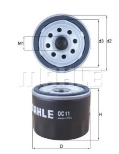 filtro de aceite mahle oc11 2