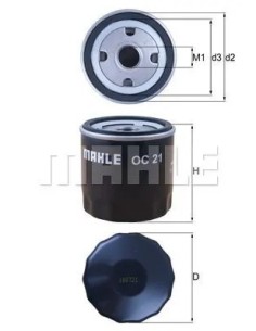 filtro de aceite mahle oc21 2