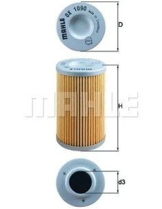 filtro de aceite mahle ox1090