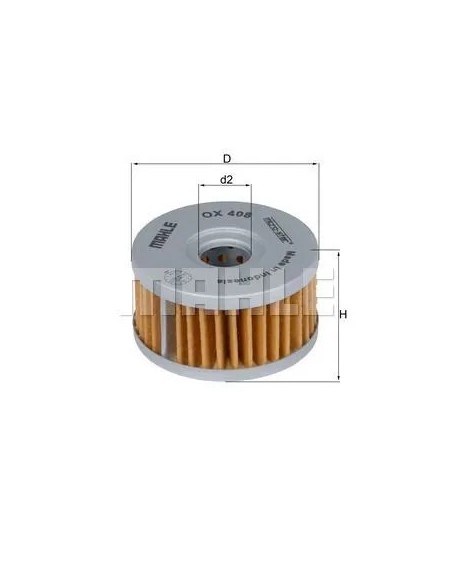 filtro de aceite mahle ox408