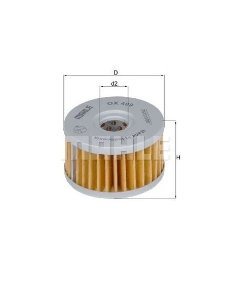 filtro de aceite mahle ox409
