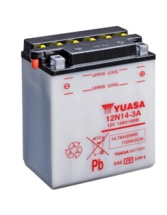 Batería Yuasa 12N14-3A Combipack Convencional
