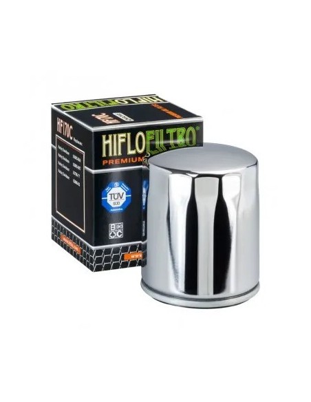 filtro de aceite hf170 cromado