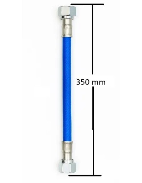 tubo de moto acero 350mm frentubo a06 0350 x1blu
