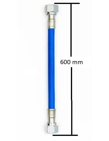 tubo de moto acero 600mm frentubo a06 0600 x1blu