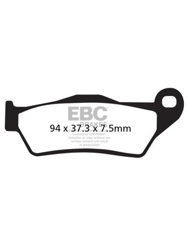pastillas de freno ebc fa181tt semi metalicas serie tt