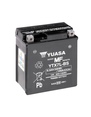 bateria para motocicleta yuasa mf 6 3ah wc ytx7l