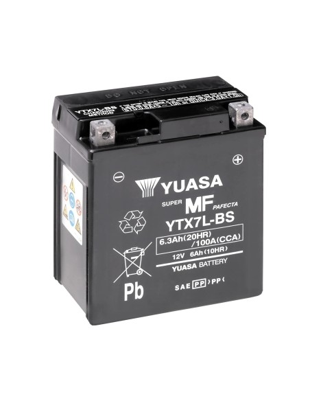 bateria para motocicleta yuasa mf 6 3ah wc ytx7l