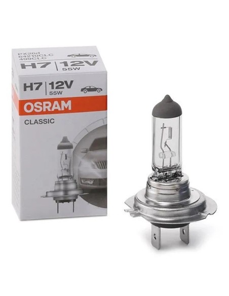 lampara faro de carretera h7 12v 55w 4200k halogena c osram