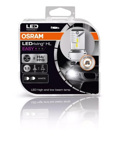 lamparas osram ledriving hl easy h4 h19 caja 2 unidades
