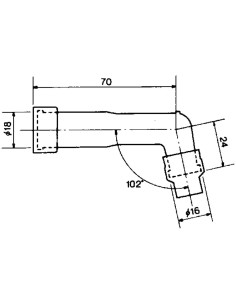 pipa de bujia ngk xb01f 2