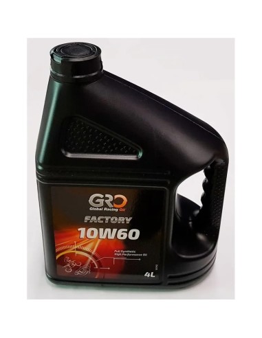 aceite de moto factory 10w60 4l gro 9009276