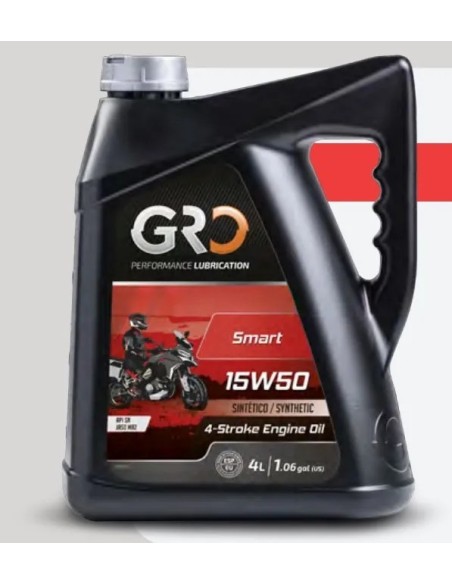 aceite de motor gro smart 15w50 1 litro 9021890