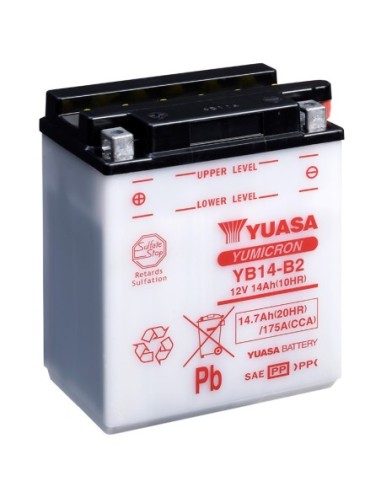 Batería Yuasa YB14-B2 Combipack Convencional