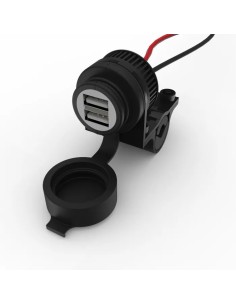 toma usb doble para moto oxford 5 v 2 a resistente a la intemperie