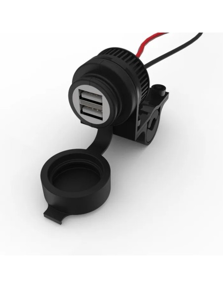 toma usb doble para moto oxford 5 v 2 a resistente a la intemperie
