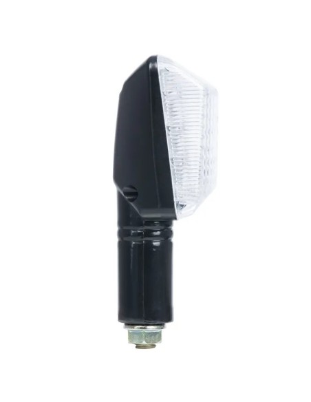 intermitentes moto led rectangulares oxford brazo corto negro lente transparente