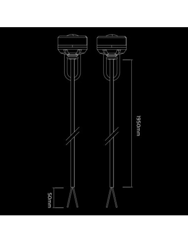 luz delantera auxiliar moto aluminio oxford front run light