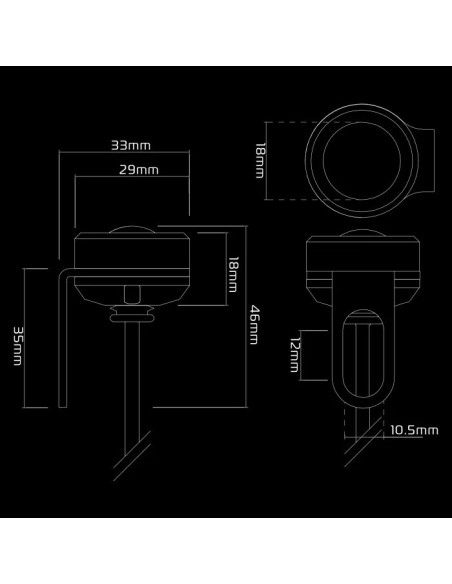 luz de posicion moto trasera oxford run light led auxiliar aluminio