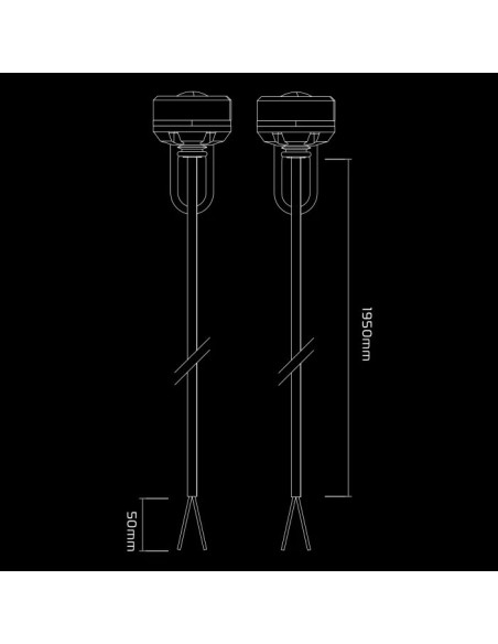 luz de posicion moto trasera oxford run light led auxiliar aluminio