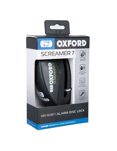 candado de disco con alarma oxford screamer 7 negro negro lk289 2
