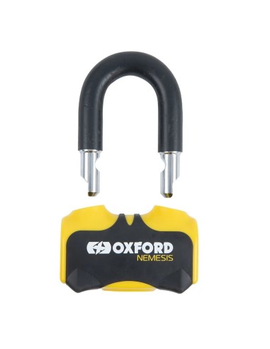 candado de disco oxford nemesis 16 mm amarillo lk471