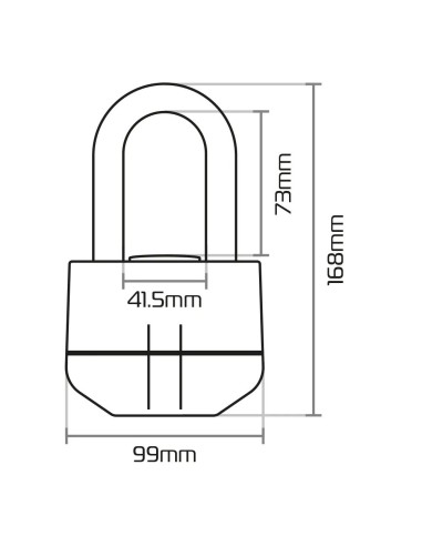 candado de disco oxford con alarma 16mm lk484