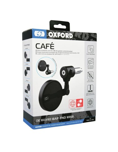 espejo para moto oxford cafe bar universal ox534