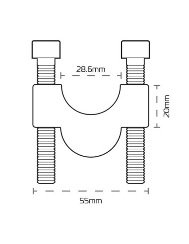 torretas elevacion manillar oxford new oxford 20mm para manillar 26mm