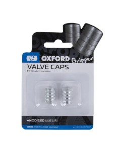 Tapones válvula Oxford Gripper Silver – Aleación CNC anodizada 2