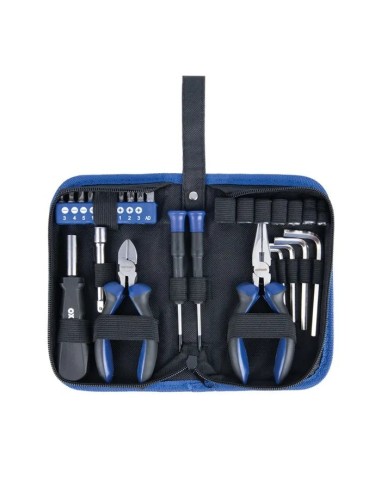 Kit herramientas moto Oxford Biker Toolkit – 28 piezas compacto