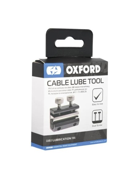 herramienta para lubricacion de cables moto aluminio anodizado oxford cable lube tool