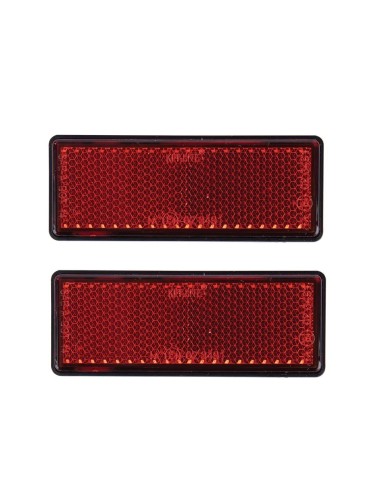 par de reflectores autoadhesivos oxford rectangulares ox804 catadioptrico