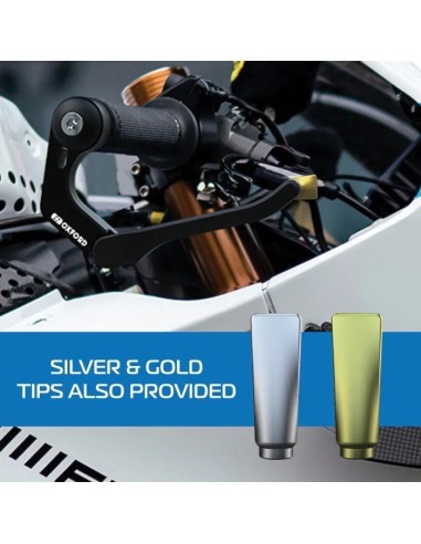 protector de maneta racing en aluminio oxford lever guard pro