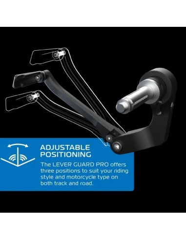 protector de maneta racing en aluminio oxford lever guard pro
