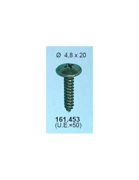 tornillo carroceria 4 8 x 20