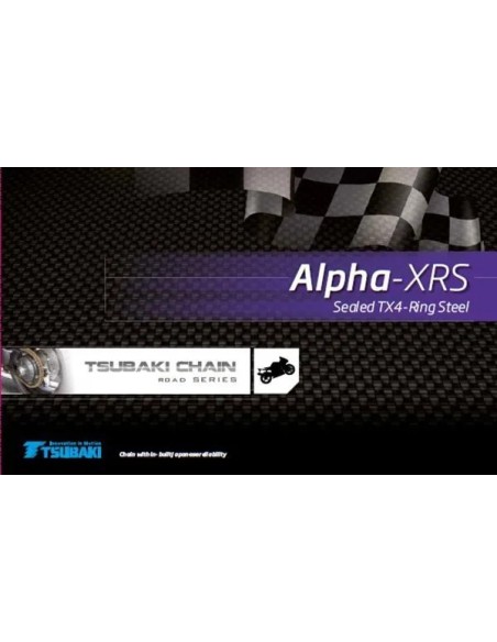cadena tsubaki 428 alpha 126 pasos oring