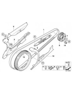correa dentada transmision bmw f800 s st 2