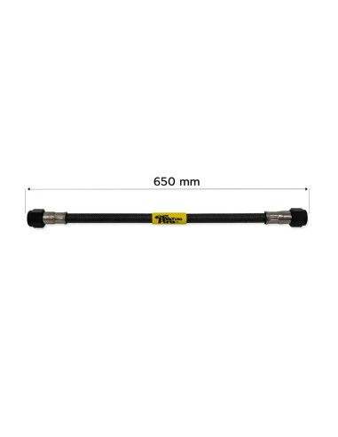tubo latiguillo carbono 650 mm negro fren tubo a09c0650 linea de freno moto carbotech
