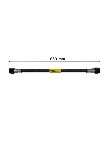 tubo latiguillo carbono 650 mm negro fren tubo a09c0650 linea de freno moto carbotech