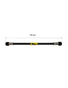 tubo latiguillo carbono 625 mm negro fren tubo a09c0625 linea de freno moto carbotech