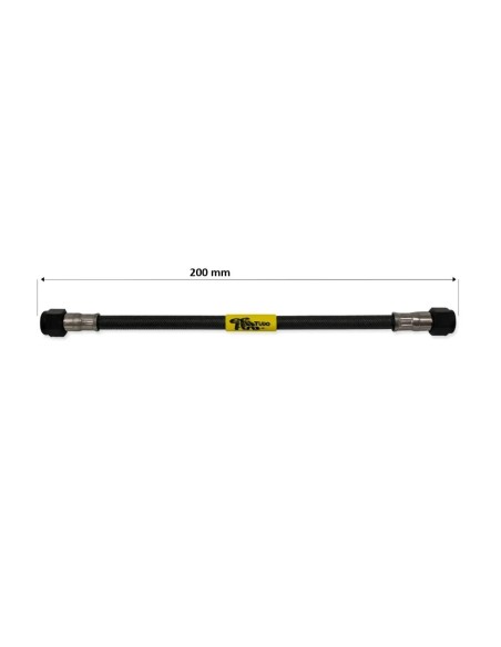 tubo latiguillo carbono 200 mm negro fren tubo a09c0200 linea de freno moto carbotech