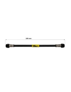 tubo latiguillo carbono 100 mm negro fren tubo a09c0100 linea de freno moto carbotech