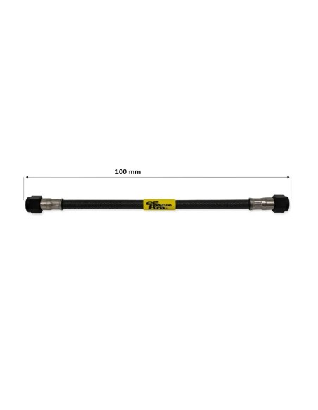 tubo latiguillo carbono 100 mm negro fren tubo a09c0100 linea de freno moto carbotech